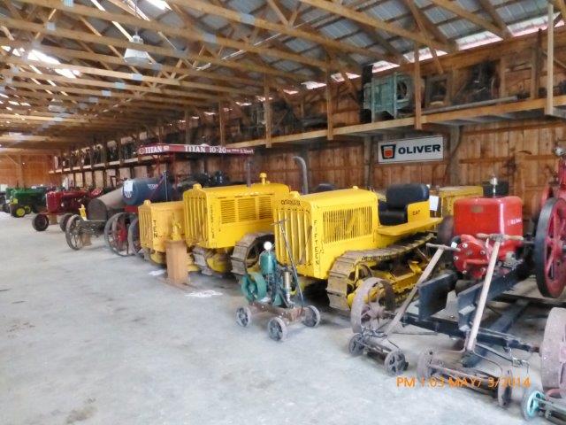 Tractors in Agricultural Hall