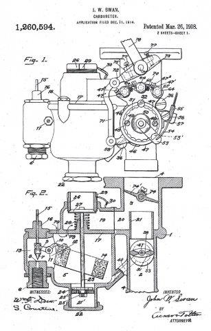 Swan Carburetor Patent