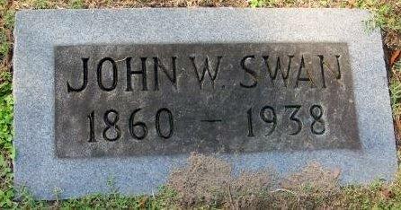 Swan Grave Marker