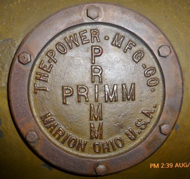 Primm Engine Rear Cover Plate
