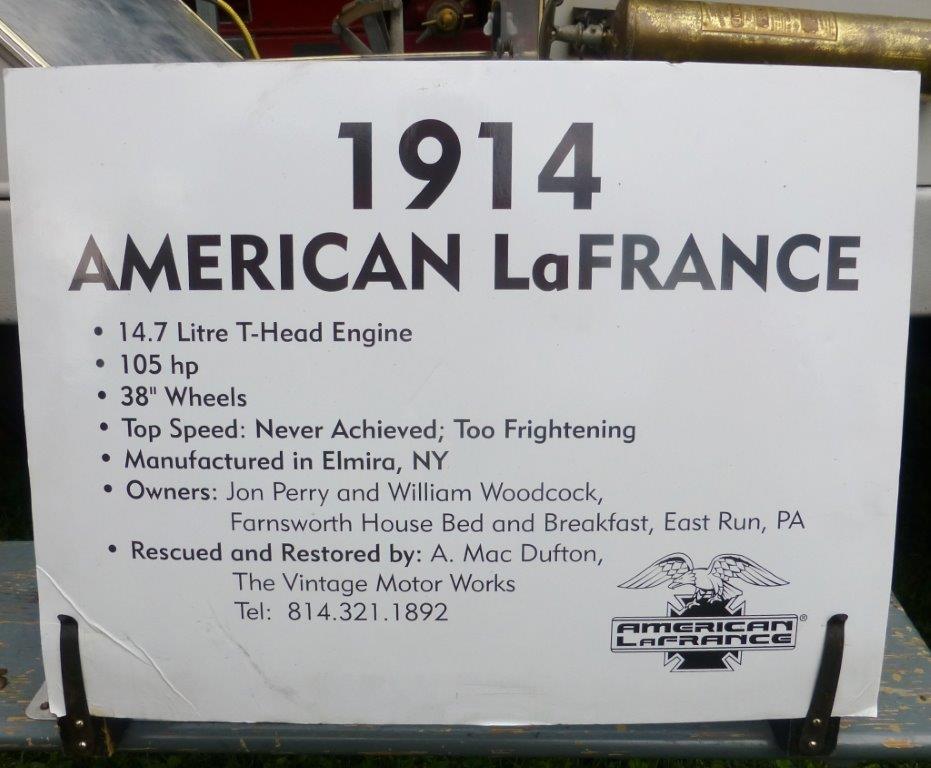 American LaFrance Sign