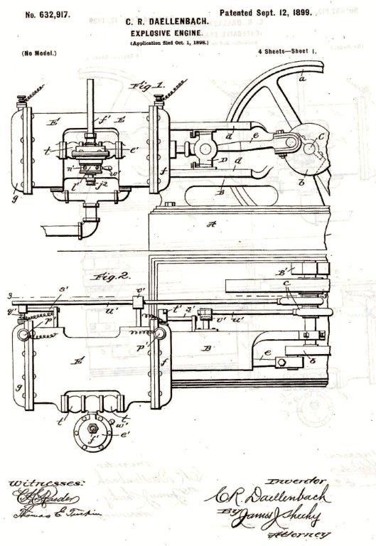 Ellwood City Engine Patent 632,917