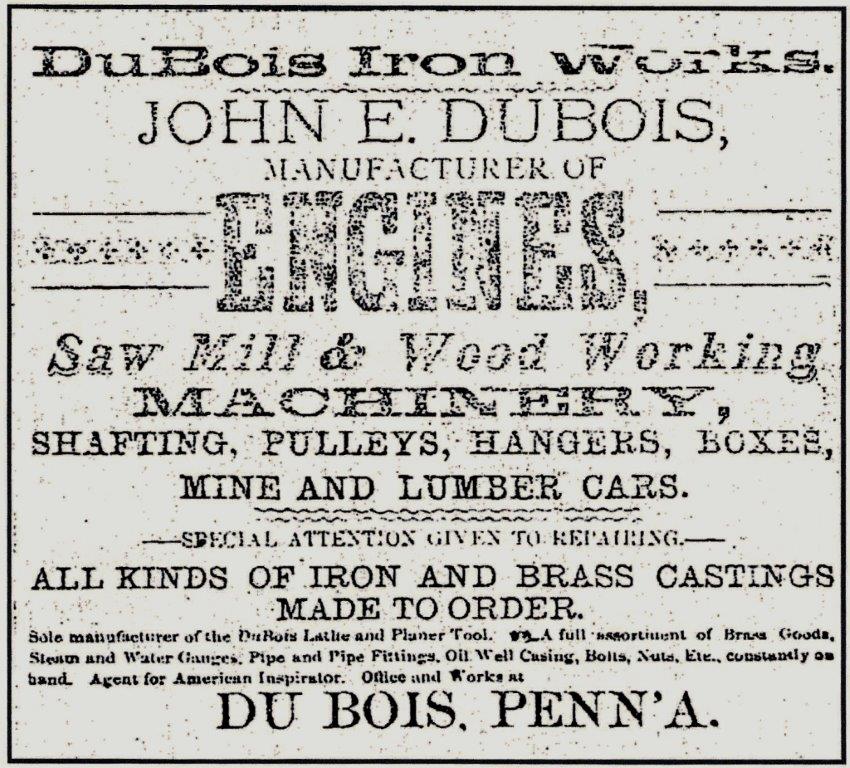 DuBois 1890 Ad