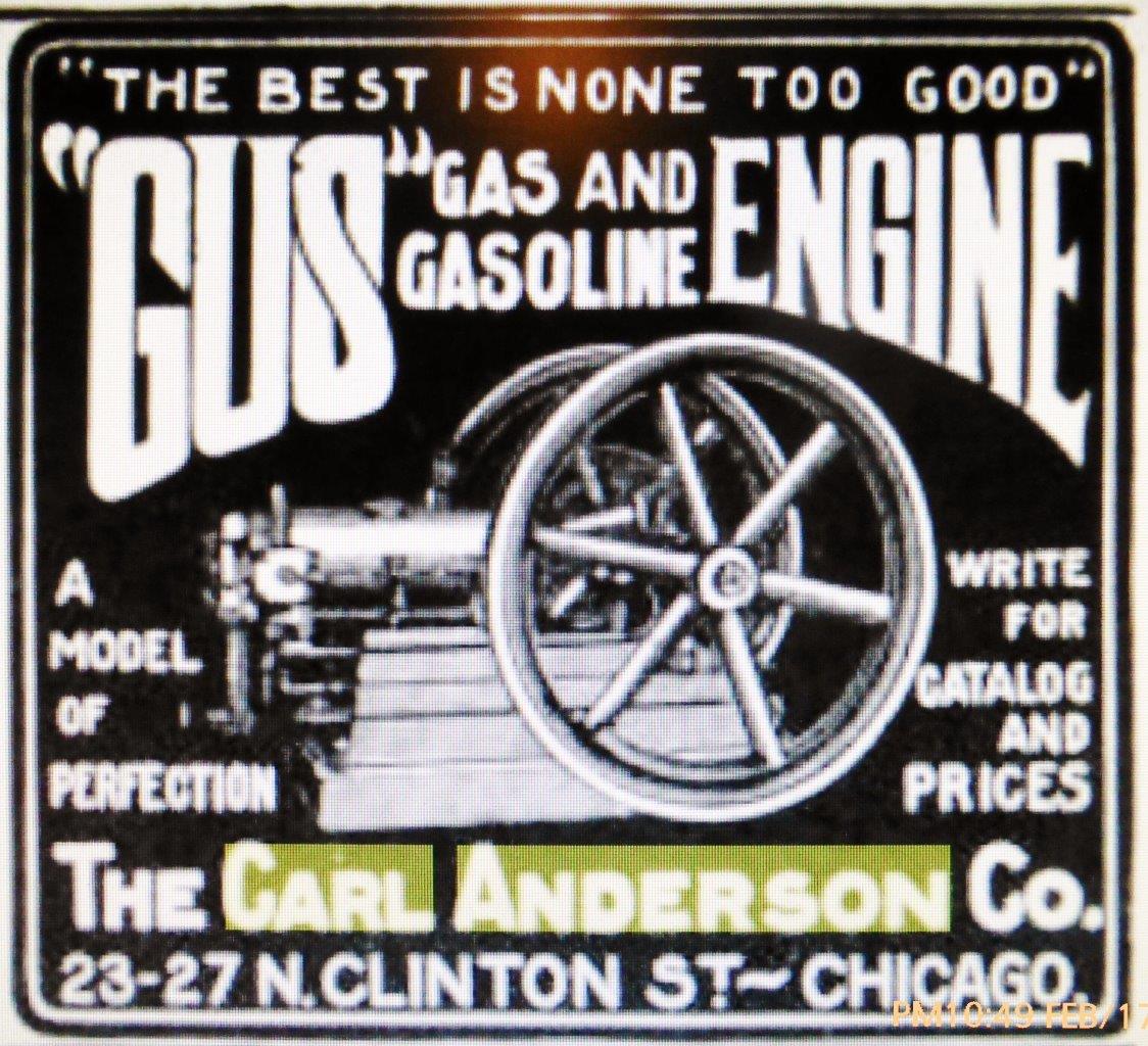 Gus Advertisement 1902
