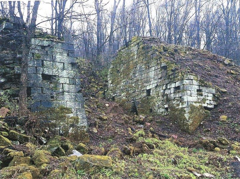 Remaining Furnaces at the site of Brady's Bend Iron Works