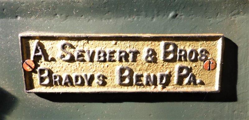 Seybert Engine Nameplate