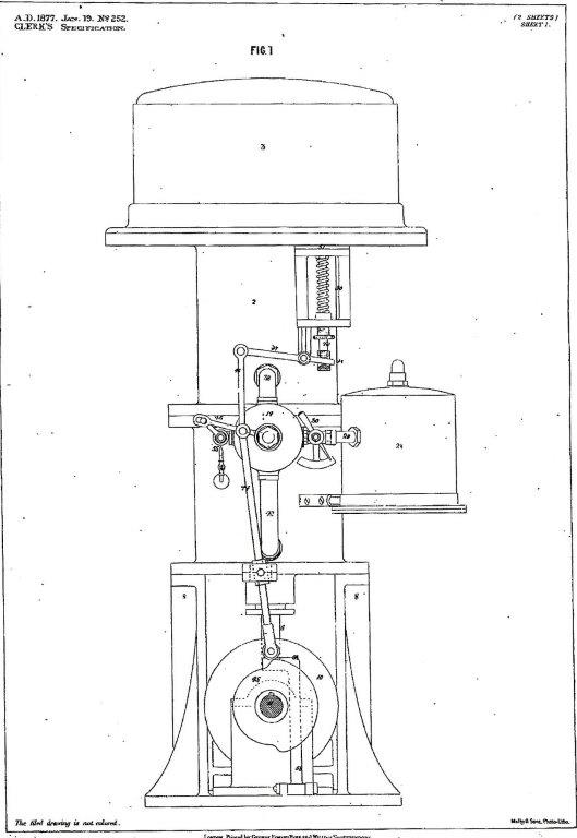 Clerk 1877 Patent 1