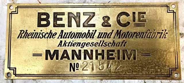 Benz Nameplate