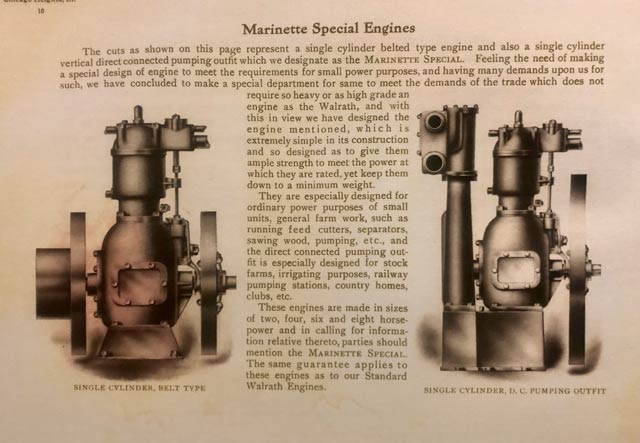 Marinette Special Engine