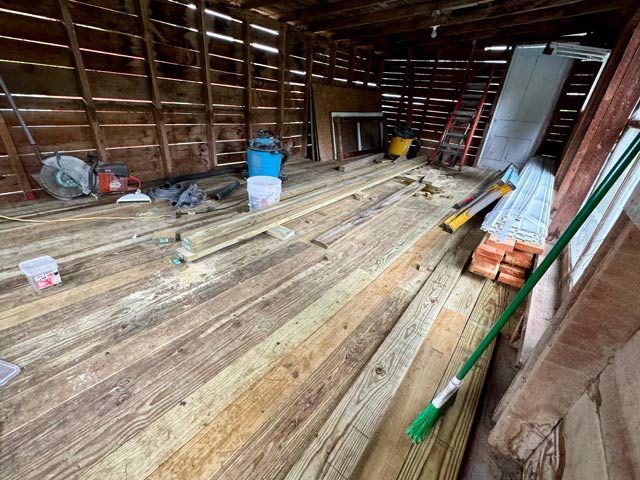 Chicken House Flooring Replaced